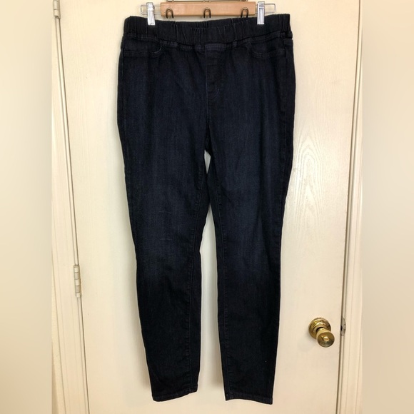 Eileen Fisher Dark Denim Pull-On Jeggings Women’s Size M - Picture 2 of 11